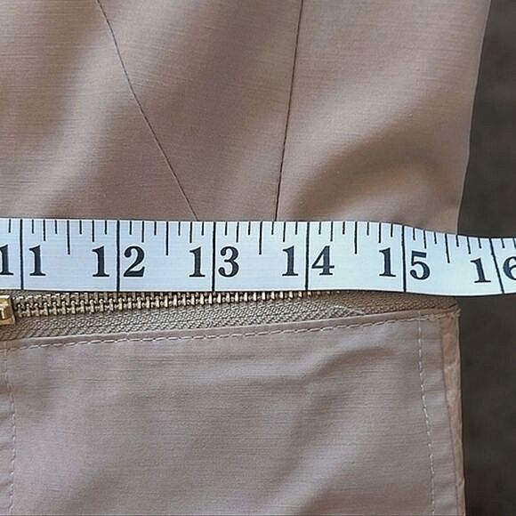 Via Spiga waterproof sand tone rain trench size XS - Picture 13 of 16